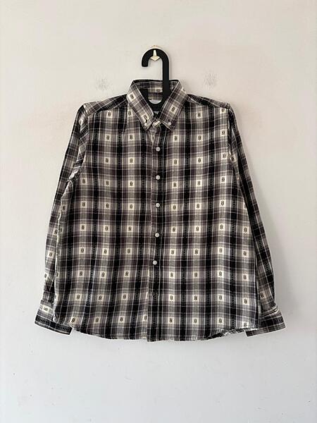 Charcoal frost & ivory flannels