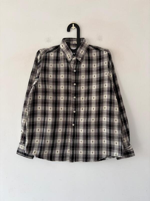Charcoal frost & ivory flannels