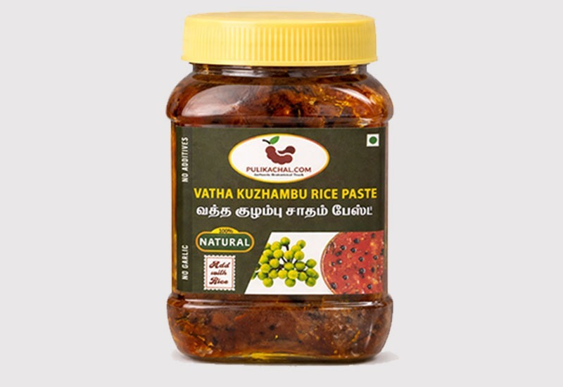 Vatha Kuzhambu Rice Paste