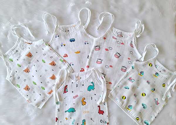 Muslin Knot jabla Pack of 4 Combo(3-6 Months)