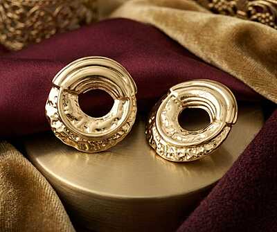 Timeless Gilded Halo Earrings Timeless Gilded Halo Earrings