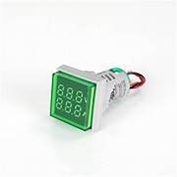 Digital AC Panel Voltmeter 20mm Square Display