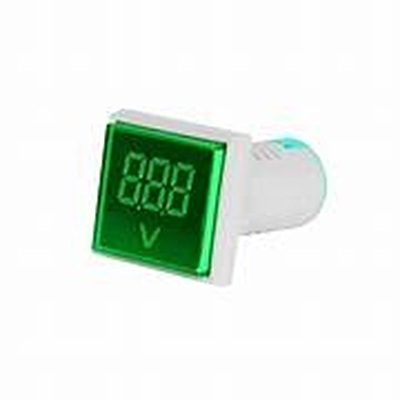 Digital AC Panel Voltmeter 20mm Square Display