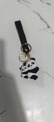 Cute 3D Panda Key Chain