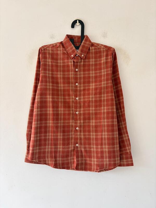 Crimson clay & wheat flannels