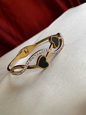 Midnight Hearts Infinity Bangle Midnight Hearts Infinity Bangle