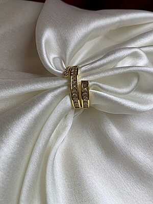 Gold Wrap Baguette Statement Ring Gold Wrap Baguette Statement Ring