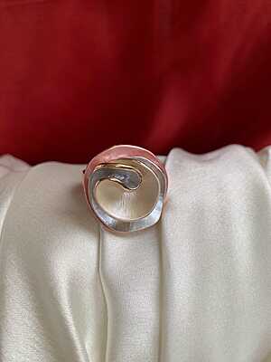 Blush Swirl Statement Ring Blush Swirl Statement Ring