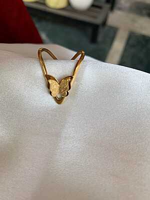 Fluttering Elegance V-Shaped Butterfly Ring Fluttering Elegance V-Shaped Butterfly Ring
