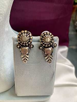 Oxidized Elegance: Tribal-Inspired Jewellery Set