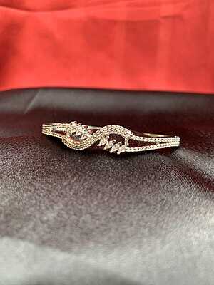 Sparkling Infinity Wave Marquise Bangle Sparkling Infinity Wave Marquise Bangle