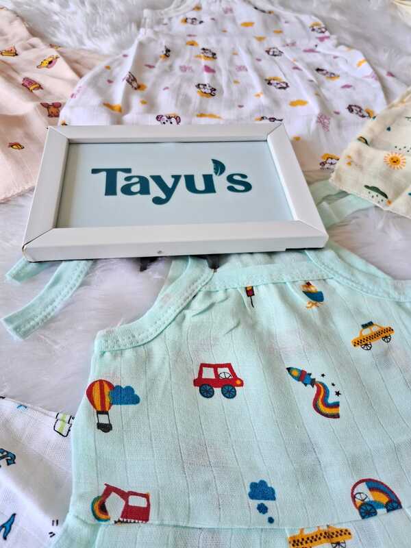 Muslin knot frocks combo