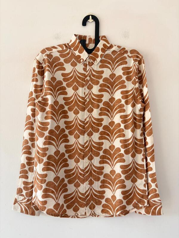 Cinnamon terra printed shirt