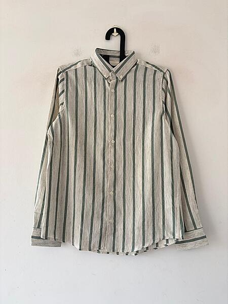 Sage horizon stripes shirt