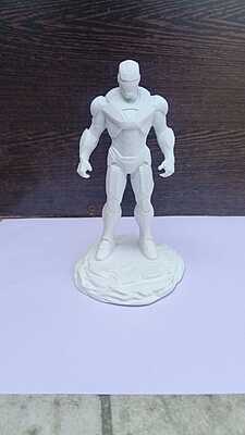 Metal Armor Hero Statue