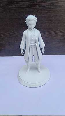 Anime Hero Painting Statue