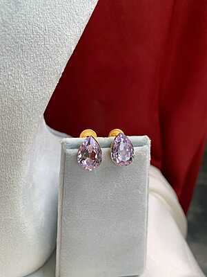 Ethereal Amethyst Teardrop Jewellery Set