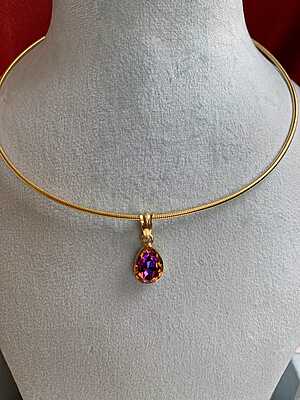 Mystic Aurora Pear-Drop Jewellery Set