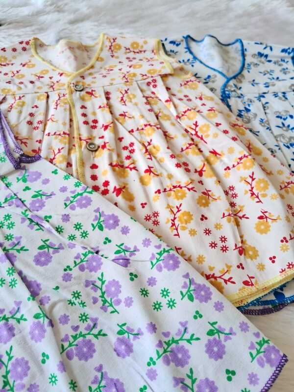 cotton Frocks combo-3-6 Months