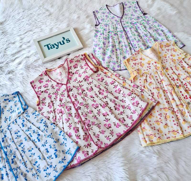 cotton Frocks combo-3-6 Months