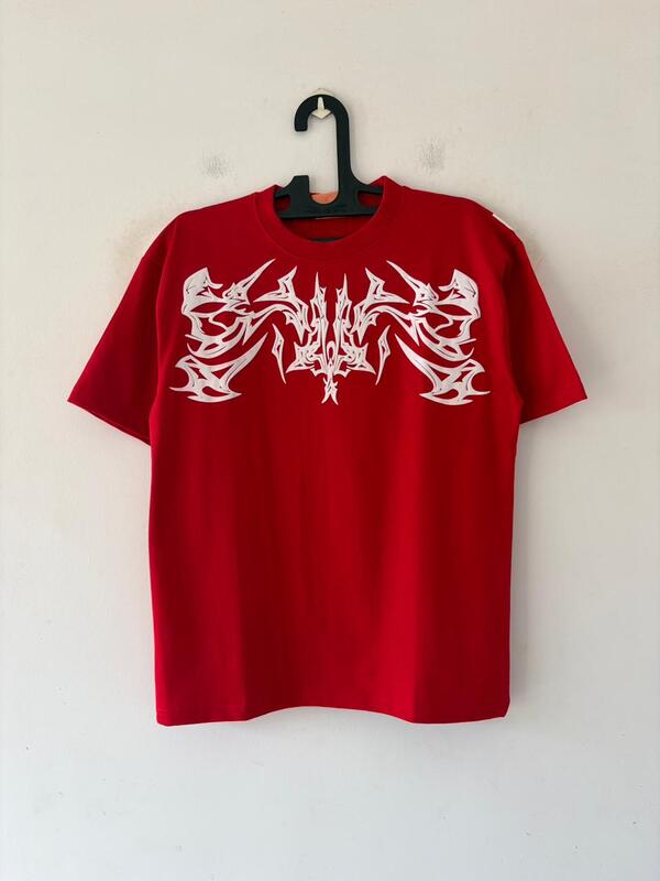 Crimson bladeback oversized tee
