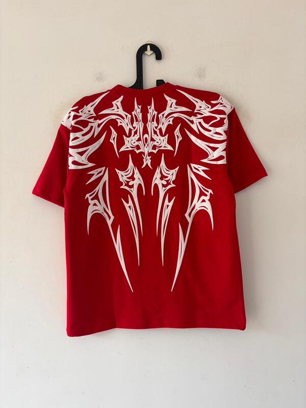Crimson bladeback oversized tee