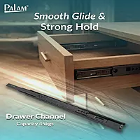 Palam Drawer Channel Black 45mm Series