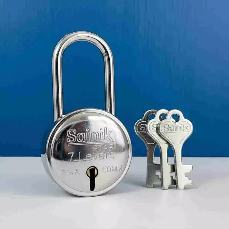 Sainik Padlock Round Star 50mm L/S (3k)