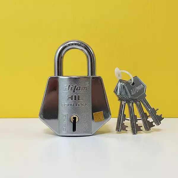 Hilam Padlock Hill Plus 68mm BCP D/L 4K