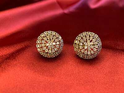 Exquisite Circular Mandala Stud Earrings