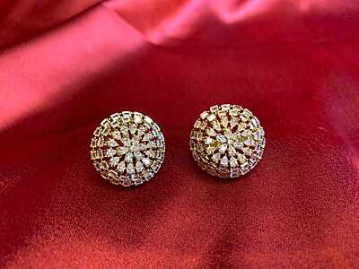 Exquisite Circular Mandala Stud Earrings Exquisite Circular Mandala Stud Earrings