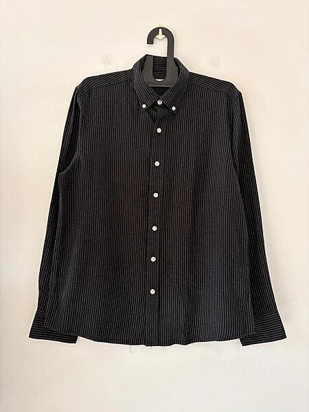 Midnight black stripes shirt