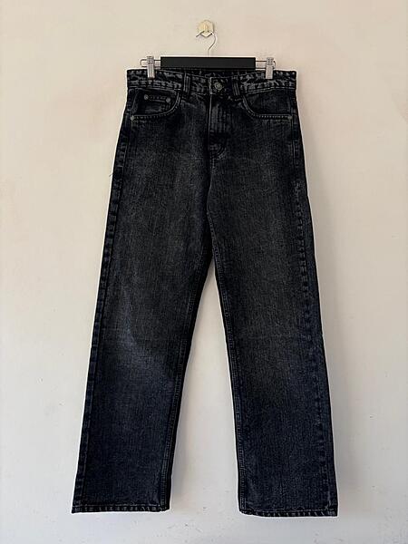 Charcoal drift straight fit jeans