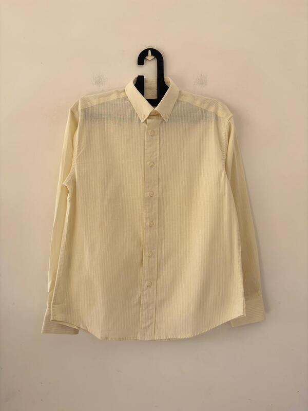 Pale yellow stripes shirt