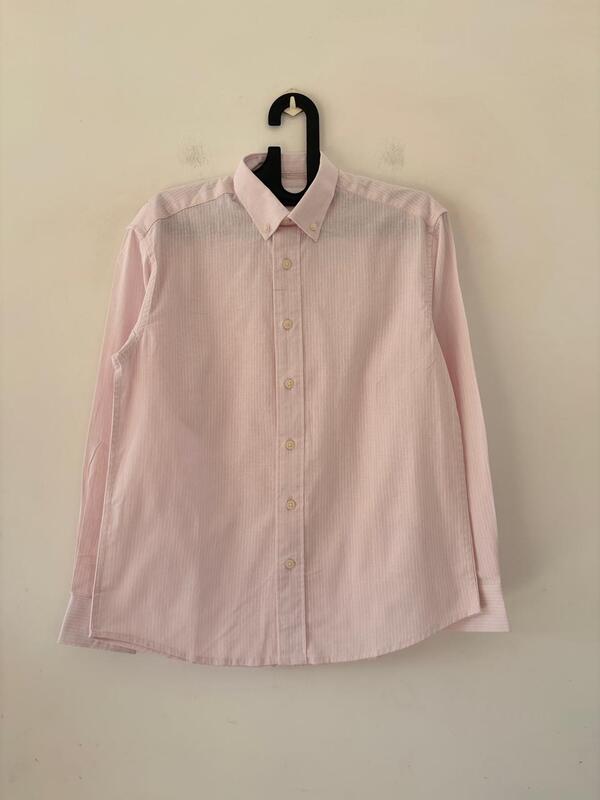 Blush pink stripes shirt