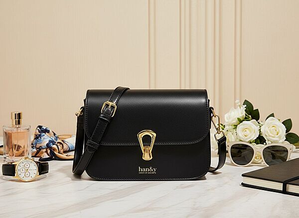 Designer Shoulder Tote Hand Bag ABS2220 (Black)