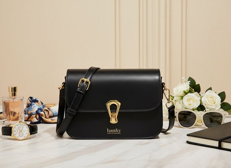 Designer Shoulder Tote Hand Bag ABS2220 (Black)