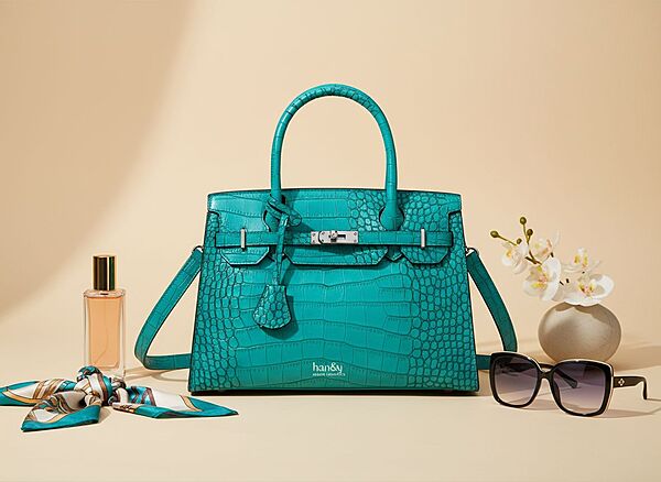Women shoulder Leather bags - ABS2221 (Blue)