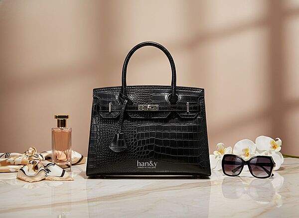 Women shoulder Leather bags - ABS2221 (Black)