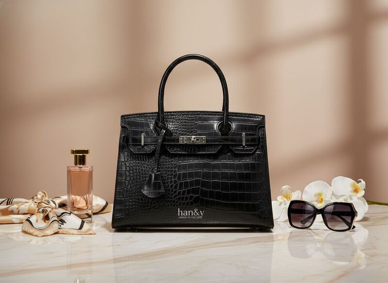 Women shoulder Leather bags - ABS2221 (Black)