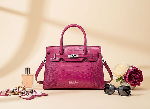 Women shoulder Leather bags - ABS2221 (Pink)