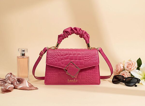 Women Fashin Handbags with Wallet Sets ABS2223 (Pink)
