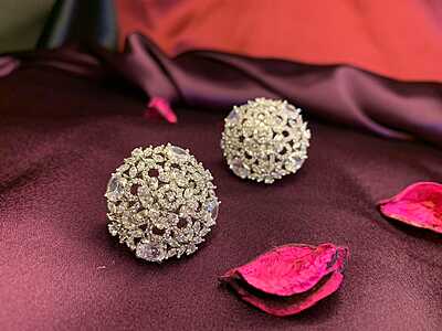 Radiant Mandala Statement Studs Radiant Mandala Statement Studs