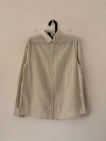 Azure sand stripes shirt