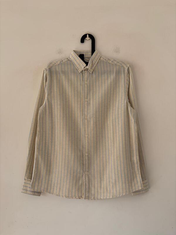 Azure sand stripes shirt