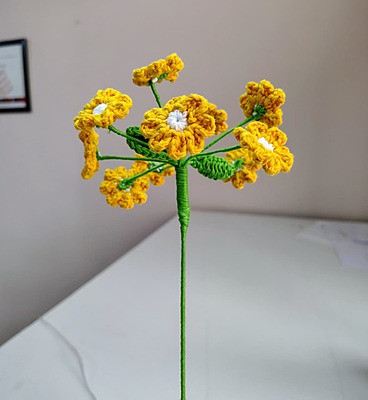 Vertical Blossom Flower Stem