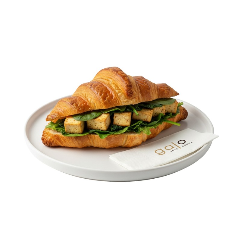 Tofu Spinach Croissant