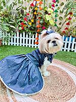 Printed Denim Frock