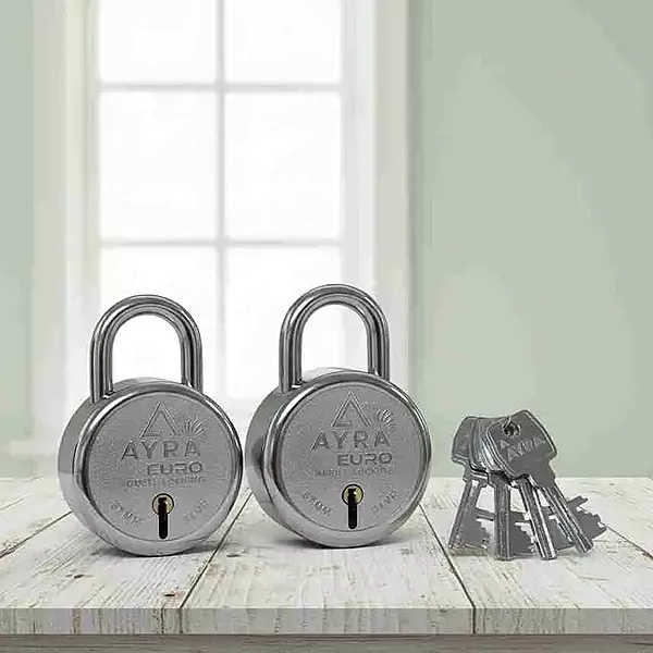 Ayra Padlock D/L Euro Series (4keys)