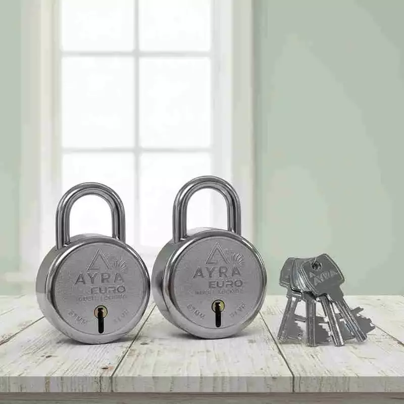Ayra Padlock D/L Euro Series (4keys)
